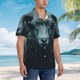 thumbnail image 3 of Fotbe Moody Ram Portrait Camisa Hawaiana para Hombre Unisex – Camisa Casual de Verano con Botones de Manga Corta de Algodón y Lino,Large, 3 of 7