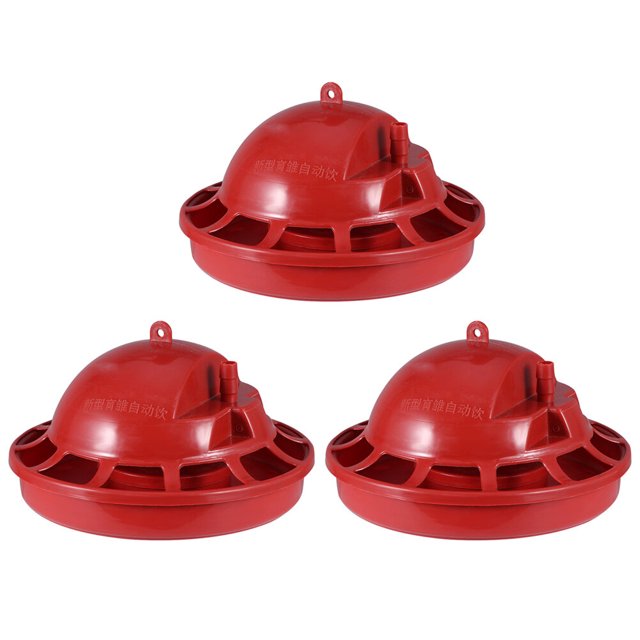 GOOHOCHY Bebedero automático para pollos, taza de plástico para beber, tazón de agua, 3 uds.
