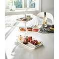 thumbnail image 2 of Yamazaki Home Serving Stand, White, Steel, 2 of 6