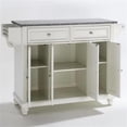 thumbnail image 4 of Crosley Furniture Cambridge Wood Kitchen Island in White/Gray, 4 of 8