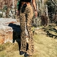 thumbnail image 3 of Mefallenssiah Pantalon pour Femmes 2024! Pantalon Évasé à Imprimé Léopard pour Femmes Liquidation, 3 of 7