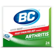 BC Pain Relief Powder, Arthritis Pain, 24 ct (Pack of 1)