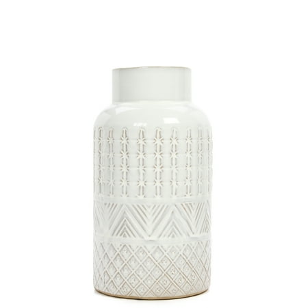 Better Homes and Gardens Small Cream Textured Vase