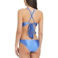 thumbnail image 2 of Red Carter womens  Shine Solids Cutout Skimpy Fit One Piece Swimsuit, XL, 2 of 3