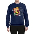thumbnail image 3 of Colorful Pitbul | People Will Know How Large Your Soul | Dean Russo Art Animal Lover Unisex Crewneck Sweatshirt, Navy, Small, 3 of 6