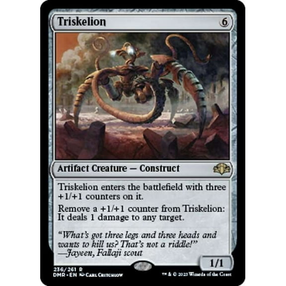 MtG Dominaria Remastered Rare Triskelion (FOIL) #236