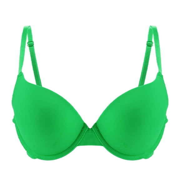 Ashirexll Wireless Bra, Bralettes for Women, Plus Size Solid Color Traceless Seamless Gathering Lightweight Bras