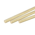 thumbnail image 1 of Unique Bargains 6mm Diameter 100mm Length Brass Solid Round Rod for DIY Craft 10pack, 1 of 4