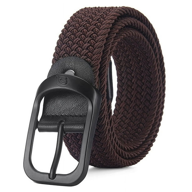 Cinturón de hombre, cinturón elástico sin agujeros, cinturón elástico con hebilla de pasador para estudiantes, cinturón de pantalones de moda para hombres y mujeres jóvenes