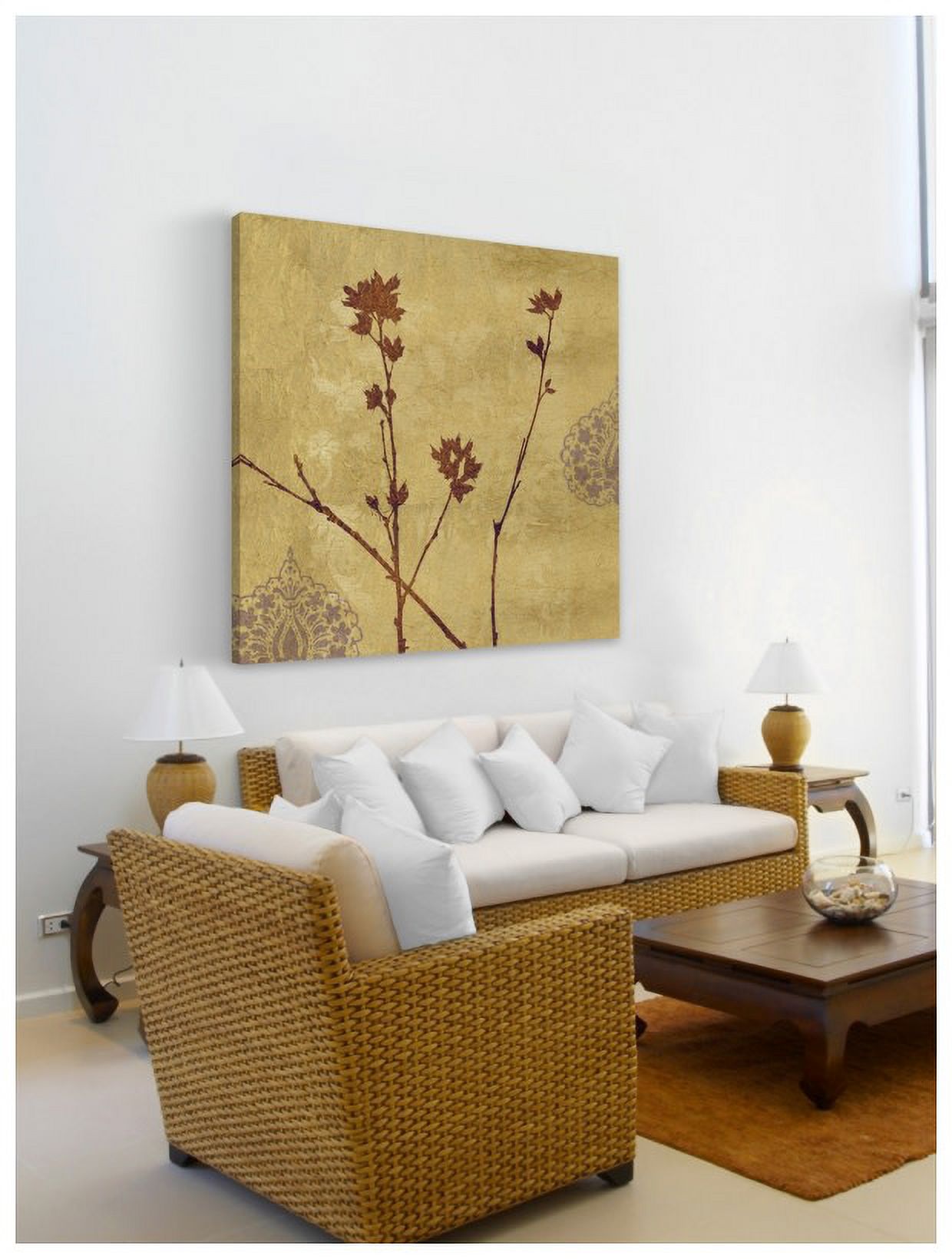 "Sharon Rose" Painting Print on Wrapped Canvas