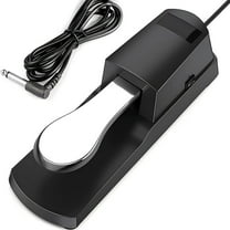 Kabuer Sustain Pedal for All Electronic Keyboards & Pianos Enhance Your Playing Experience, Black