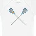 thumbnail image 4 of Inktastic Lacrosse Sticks Future Player Boys or Girls Baby Bodysuit, 4 of 5