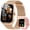 Gold, variant on Smart Watch Fits for iPhone and Android, 1.91-inch Fitness Tracker Samrtwatch, IP68 Waterproof Smartwatch for Women and Men, Smart Watch with Bluetooth Call(Answer/Make Calls), 120+ Sports Modes