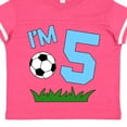 thumbnail image 4 of Inktastic I'm Five Fifth Birthday Soccer Boys or Girls Toddler T-Shirt, 4 of 5
