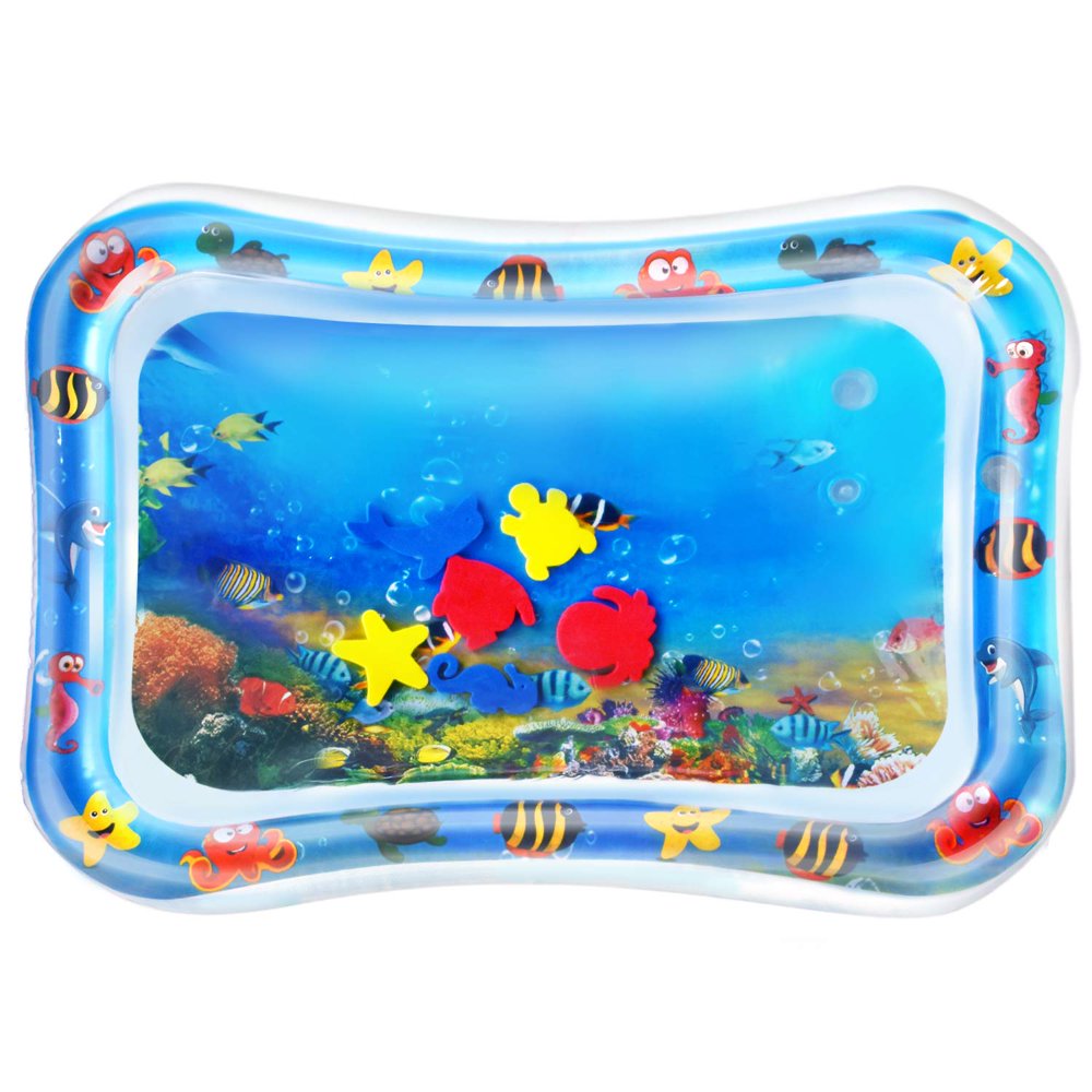 inflatable water tummy time mat