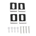 thumbnail image 3 of 4 Sets Wall Mount Mirror Clips Mirror Bracket Clips With Screws Mirror Hooks, 3 of 10