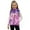 Axolotl Cherry Blossom, variant on Galaxy Cat Girls Vest Jacket 3T Toddler Cute Fashion Fluffy Band Collar Fleece Vests Little Kids Thick Comfy Coat Warm Children Fall Winter Clothes