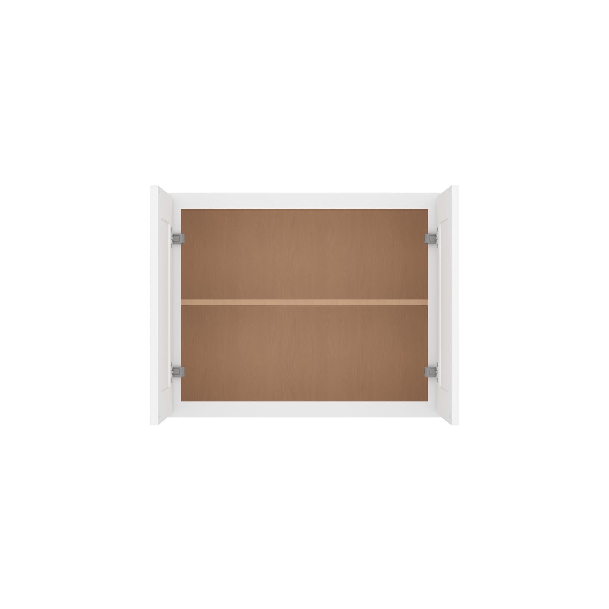 Furinno Shaker Wall Kitchen Cabinet 2-Doors, Ready to Assemble, 12 D x 30 W x 24 H, White