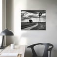 thumbnail image 3 of Nawypu  Farmhouse Landscape Picture Wall Decor Black and White Countryside Windmill Barn Picture Wall Art Canvas Prints Framed Art, 3 of 4