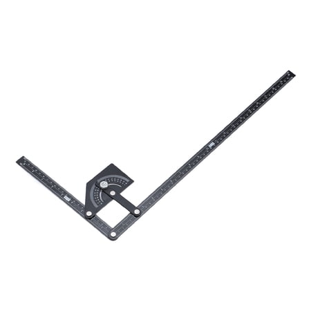 Rupoun Angle Finder Protractor 0 to 180 Degrees Stainless Steel Angle Measuring Tool for Woodworking