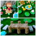 thumbnail image 4 of NIBERDA Fairy Garden Accessories, Micro Buildings, Tiny Animals Resin Figurines, Set of 100, 4 of 6