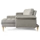 thumbnail image 5 of Sala Modular Doble Chaise Makora Salazar con Memory Foam Color Gris Claro Lino Respaldo Reclinable de 3 Posiciones, 5 of 7