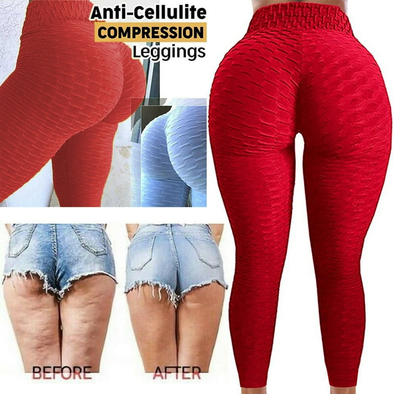 JGS1996 Butt Lifting Anti Cellulite Leggings for Women High