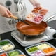 thumbnail image 4 of Recipiente hermético para refrigerar alimentos, apto para carne, verduras, jengibre y ajo, con tapa, juego de 2 piezas para organizar la cocina. Aestivo | Blanco | AESTIVO, 4 of 7