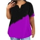 thumbnail image 1 of Camisetas Casuales de las Mujeres Largo Casual Impreso Cuello Redondo Suelto Top, Camiseta de Verano de Manga Corta, 1 of 4