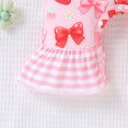 thumbnail image 6 of Kogui New Born Clothes Baby Girl Toddler Baby Girl Romper Fall Winter Long Sleeve Ruffle Jumpsuit Infant Romper 0 3 6 9 12 18 Months (Pink,0-3 Months), 6 of 9