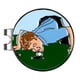thumbnail image 1 of Marcador de pelota de golf con clip para gorra, accesorios de golf, divertido marcador de pelota de golf de aleación de zinc Estilo E, 1 of 9
