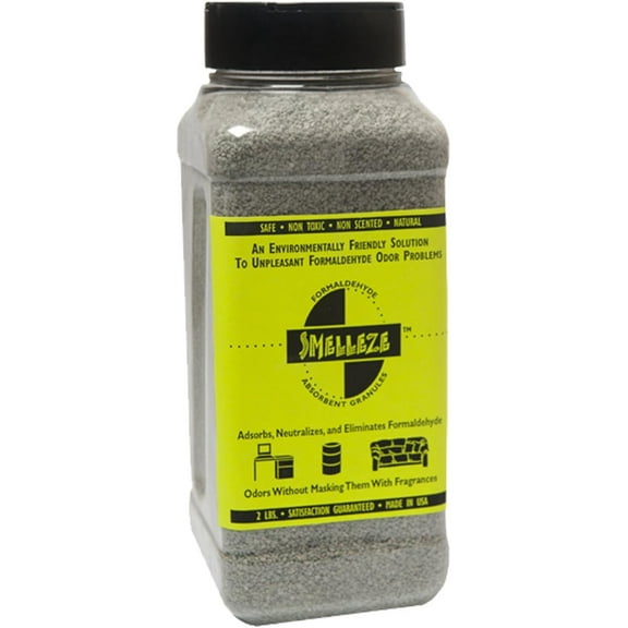 SMELLEZE Natural Formaldehyde Spill Remover & Odor Eliminator Granules: 2 lb.
