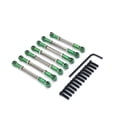 thumbnail image 1 of ZheElen Pack de 7 Servo Lien Réglable Pull Rod Remote Control Voiture 1:10 Mise à Niveau Pièce de Rechange Modification Remplacement pour Wltoys 104001 Vert, 1 of 8