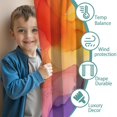 thumbnail image 3 of Blackout Kids Curtains,Colorful Tie Dye Blot Pattern Childrens Insulated Curtains Set Of 2,Bedroom Essentials,Toddler Room Decor 42"x54", 3 of 5