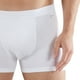 thumbnail image 5 of GÖTZBURG calzoncillos bóxer para hombre, pack de 2 - X-lastic, ropa interior, pantalón, logotipo, color liso Blanco XL (X-Large), 5 of 5