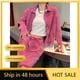thumbnail image 2 of ️ [Disponible Y] Chaquetas De Mezclilla Para Mujer Chane * Falda + Chamarra De Jeans Abrigo Manga Larga, 2 of 4