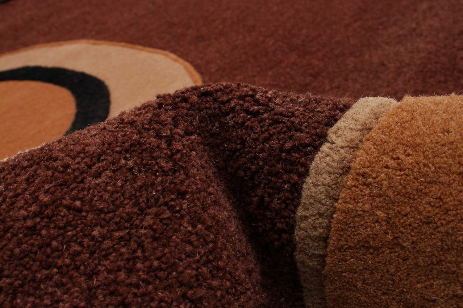 ECARPETGALLERY Timeless Dark Brown Rug 5'3" x 7'7"