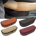 thumbnail image 2 of Adjustable Car Armrest Support, Universal Elbow Rest with Storage, PU Leather Console Pad, Ergonomic Height Adjustment for Driver Comfort, All Car Models, 2 of 8
