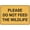 Warning Sign 2, variant on Please Deliver All Packages To Back Door Sign Warning Sticker-Security Sign Outdoor Sign 8"x12"