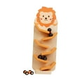 thumbnail image 4 of Kokiya Wooden Car Ramp Toy Zig Car Slide for Kindergarten 1 Year Old Boys Girls Lion pattern, 4 of 9