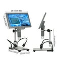 thumbnail image 3 of Remoter Digital Microscope with 10.1'' IPS Screen TV Digital Microscope for Electronic Repair    Microscope with IR Remoter, USB Cable, Base and Metal Bracket, 3 of 7