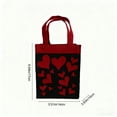 thumbnail image 3 of SLYNSHome Valentine Gift Bags Red Heart Tote Bag Reusable Handbag Treat Goodie Bags for Birthday Wedding Party Favors Supplies, 3 of 8