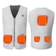 thumbnail image 5 of Chaleco calefactor para Hombres y Mujeres Bsvklp 3XL gris, 5 of 9