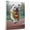 American Bulldog, variant on Wire Fox Terrier Vintage Dog Running Canvas – Artistic Sports, Wire Fox Terrier Dog with Running Stretched Canvas Size 8x12 Wall Print for Bedroom, Living Room, Office