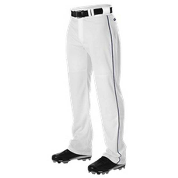 Alleson Adult Pro WarpKnit Open Bottom Baseball Pants W/ Piping