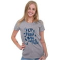 thumbnail image 3 of US Air Force Fly Fight Wind Pride Women's Plus Size Shirt Brisco Brands 2X, 3 of 5