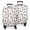 White Cow Heart, variant on Pink Cow Dairy Pattern Luggage Cover Fashion Suitcase Cover Baggage Covers Fit 25-28 Inch Luggage (Go Travel)