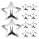thumbnail image 3 of Star Hair Clips Metal Snap Hair Clips for Decor 10Pcs Girl Accessories Silver, 3 of 4