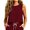 *Wine, variant on VBVC Women's Cotton Linen Crew Neck Crop Tank Top , Ladies' Loose Fit Sleeveless Lounge Shirt , Summer Breathable Blouser For Women,Beige,S-2XL
