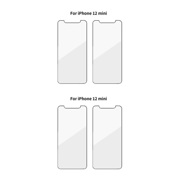 Seitruly Cubierta protectora de la pantalla del teléfono móvil Película protectora de vidrio templado para la pantalla del teléfono celular para i12 mini/5.4 pulgadas 2piezas